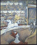 Georges Seurat circus oil painting artist